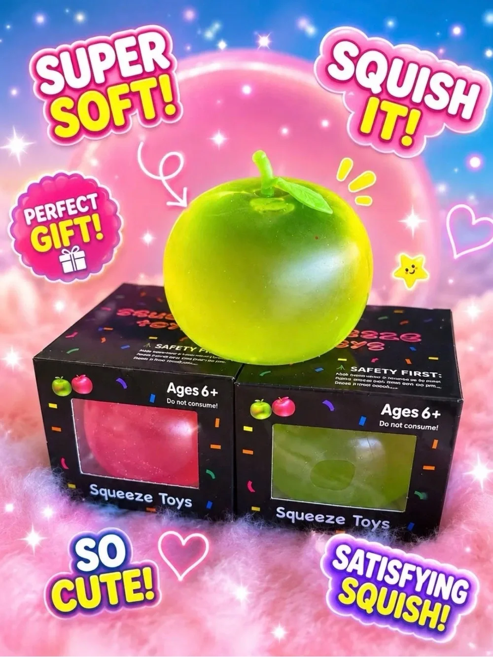 Green Apple Squishy Toy